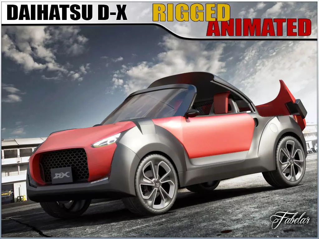 Daihatsu D-X concept 1 3D model_0