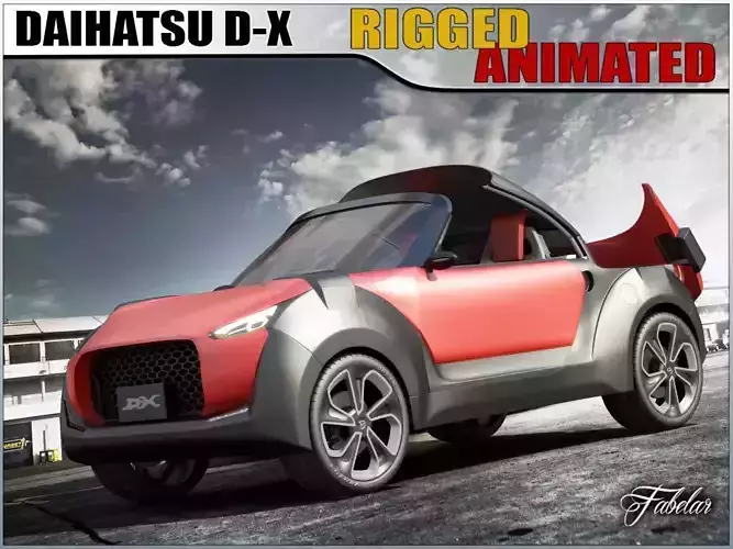 Daihatsu D-X concept 1 3D model