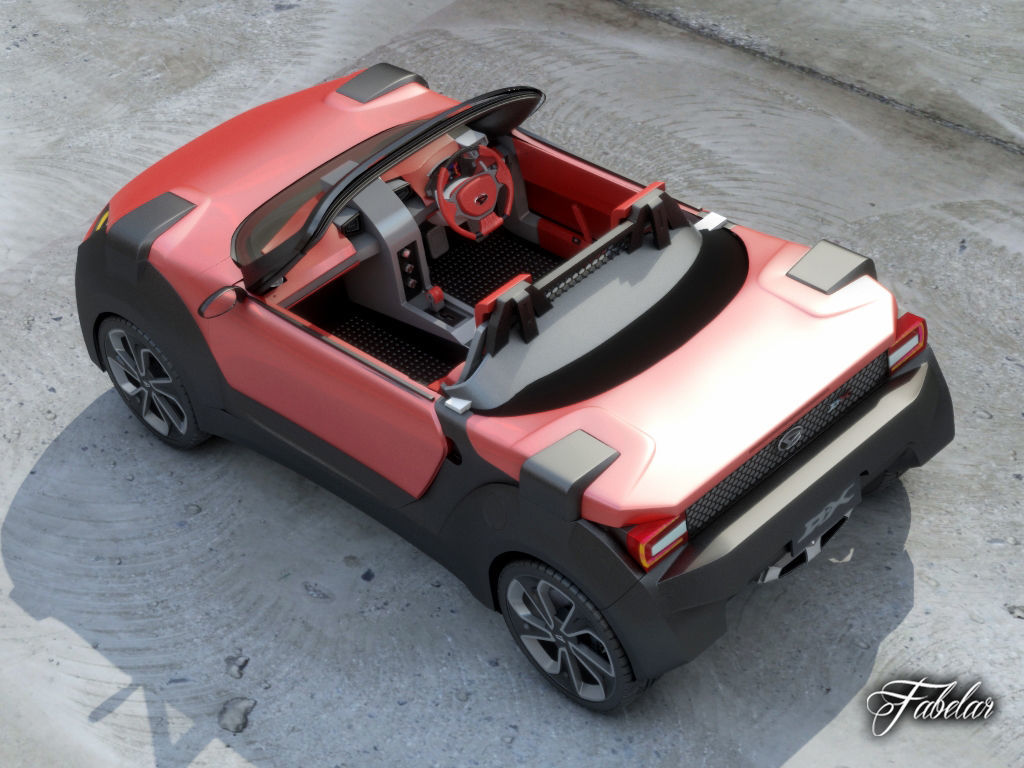 Daihatsu D-X concept 1 3D model_4