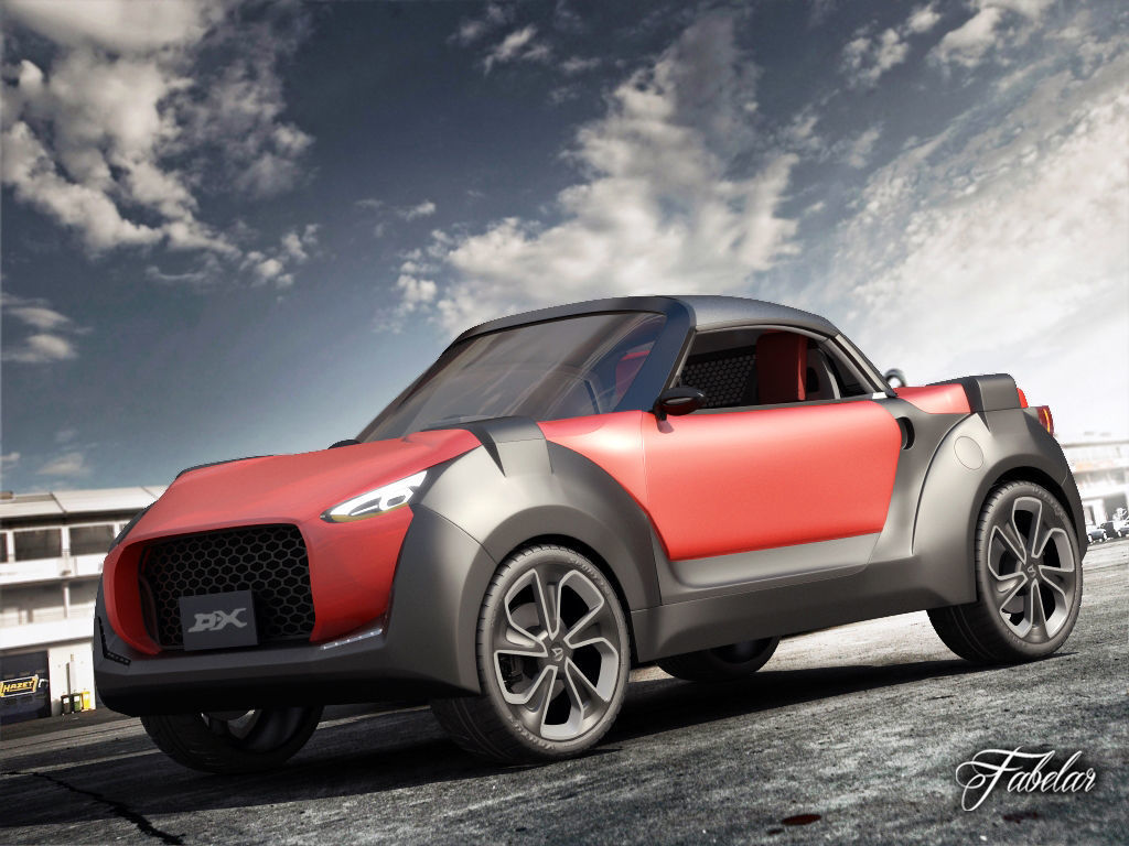 Daihatsu D-X concept 1 3D model_1