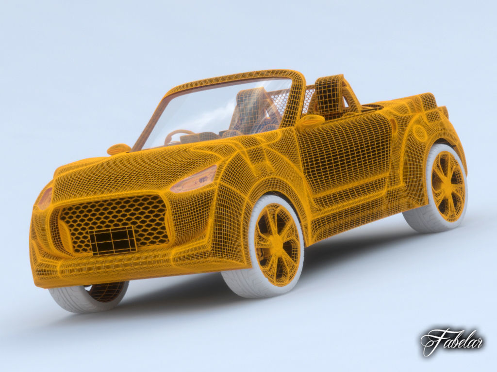 Daihatsu D-X concept 1 3D model_11
