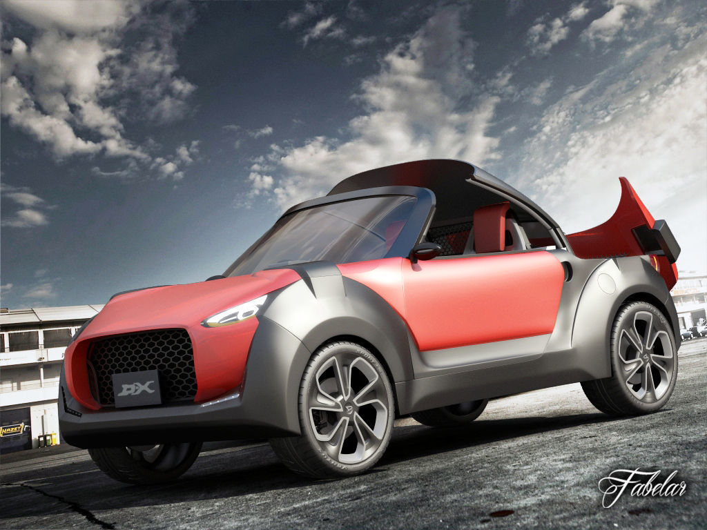 Daihatsu D-X concept 1 3D model_2