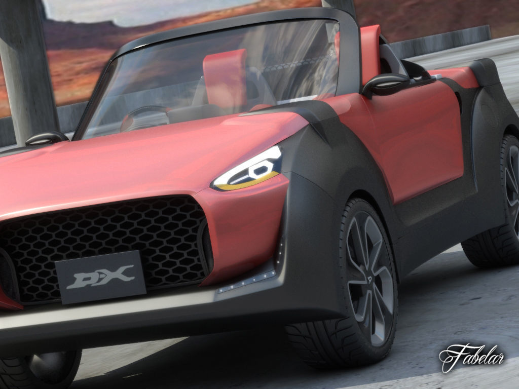 Daihatsu D-X concept 1 3D model_8