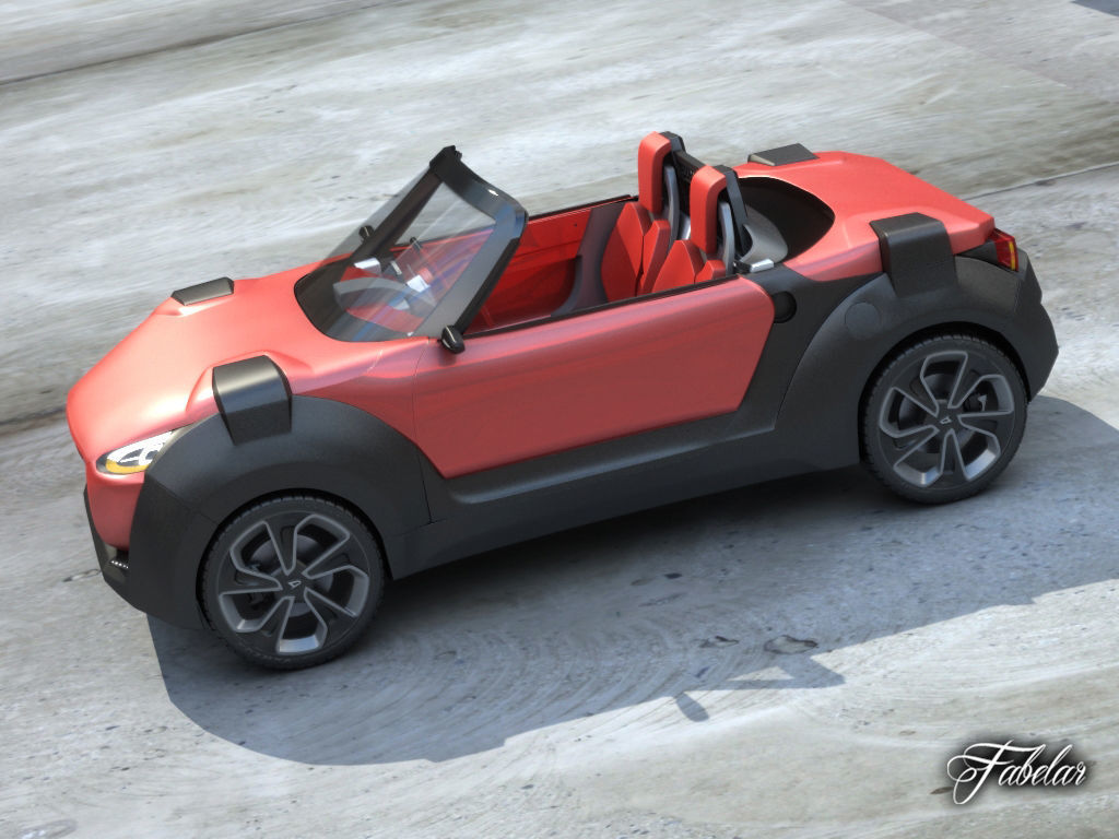 Daihatsu D-X concept 1 3D model_7