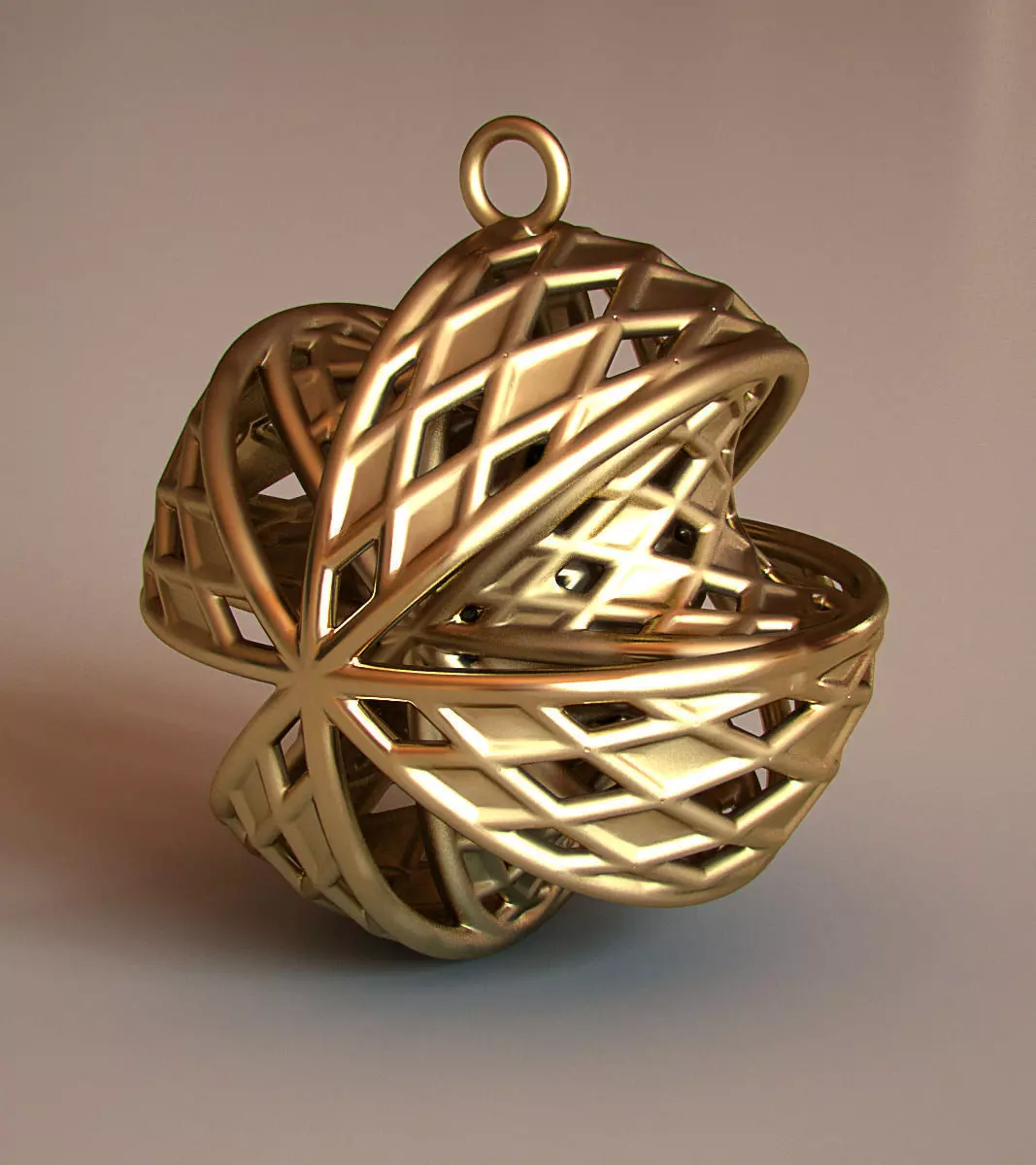 jewelry earring01 3D print model_0