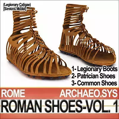 Ancient Roman Shoes Vol 1 Caligae Calcei