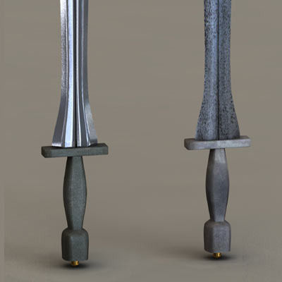 Greek Hoplite Sword Model A 3D model_2