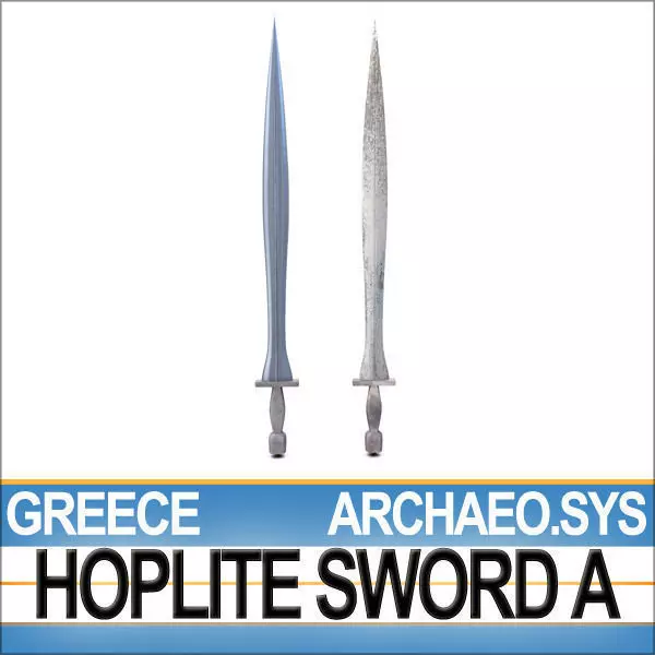 Greek Hoplite Sword Model A 3D model_0