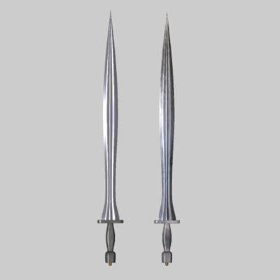 Greek Hoplite Sword Model A 3D model_1