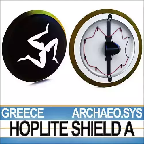 Greek Hoplite Shield Model A 3D model
