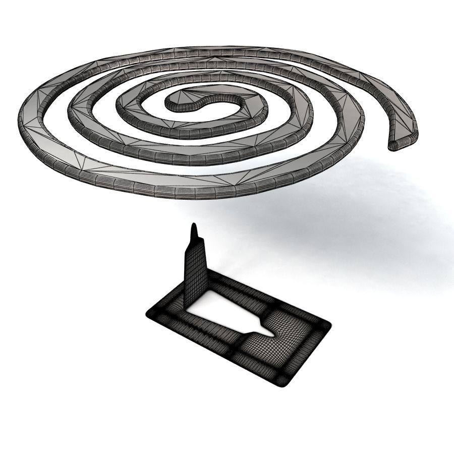 Mosquito Coil 3D model_3