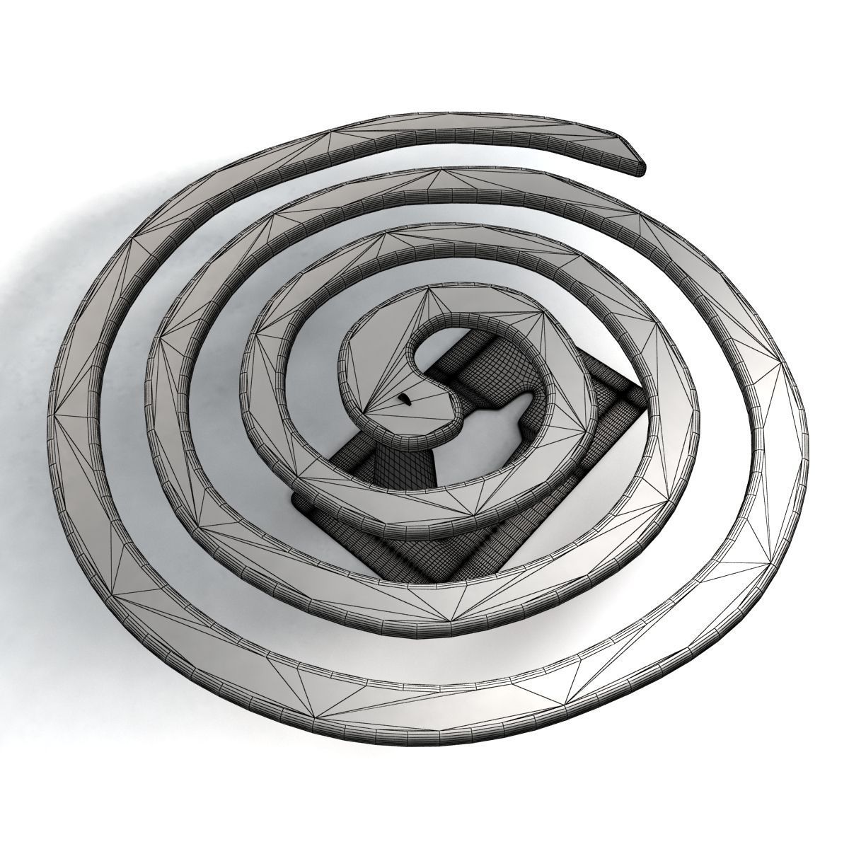 Mosquito Coil 3D model_1