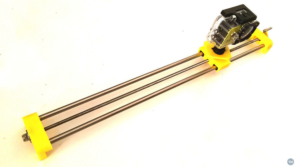 hand motion camera slider 3D print model_2