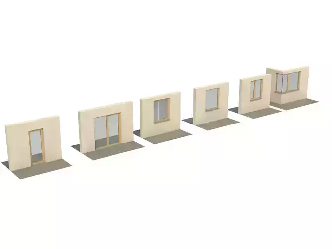 Wooden windows for viz