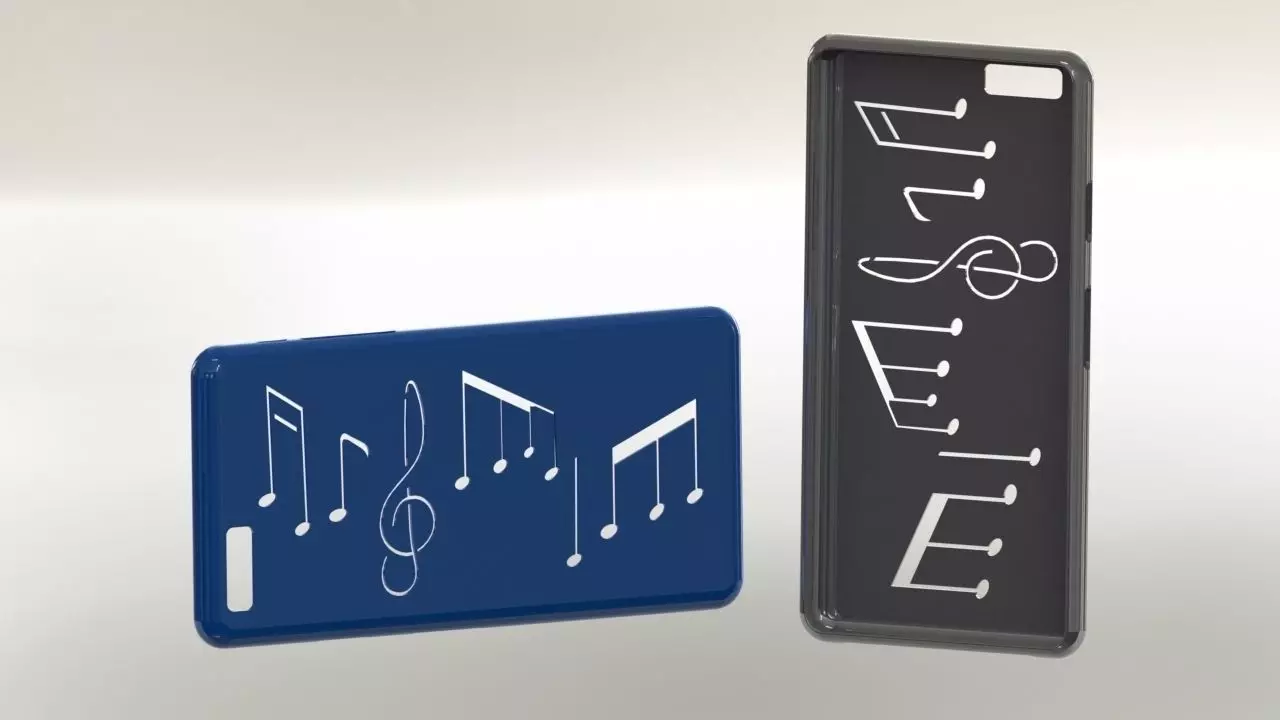 iphone 6 plus case-music 2 3D print model_0