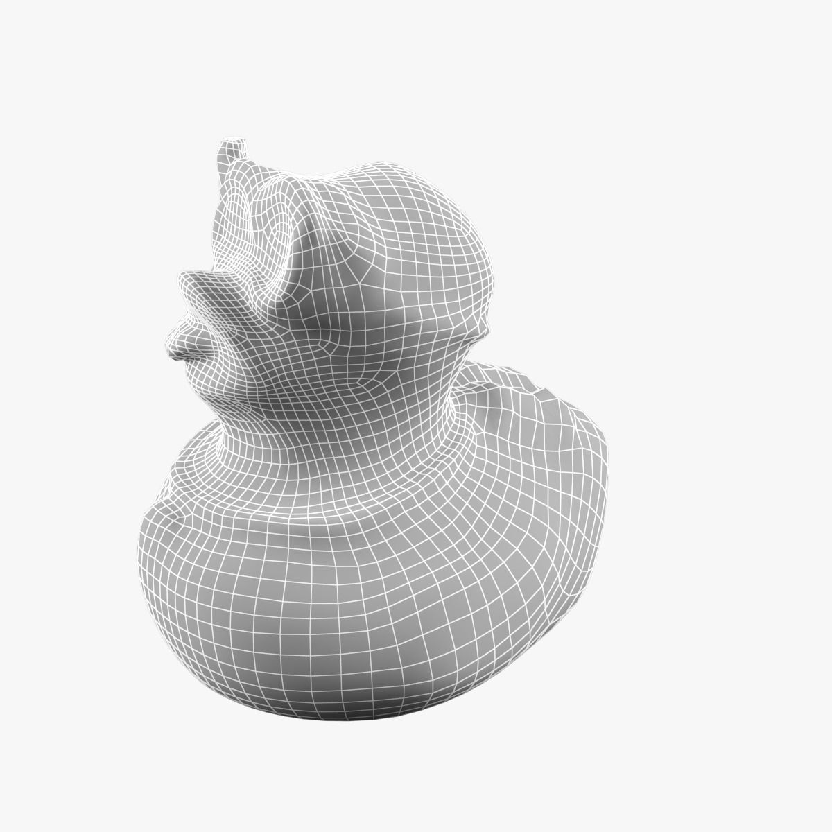 Toy Duck 3D model_9