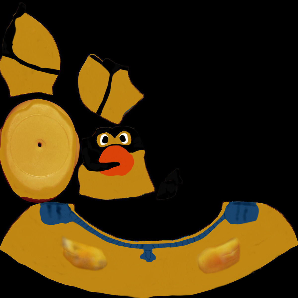 Toy Duck 3D model_11