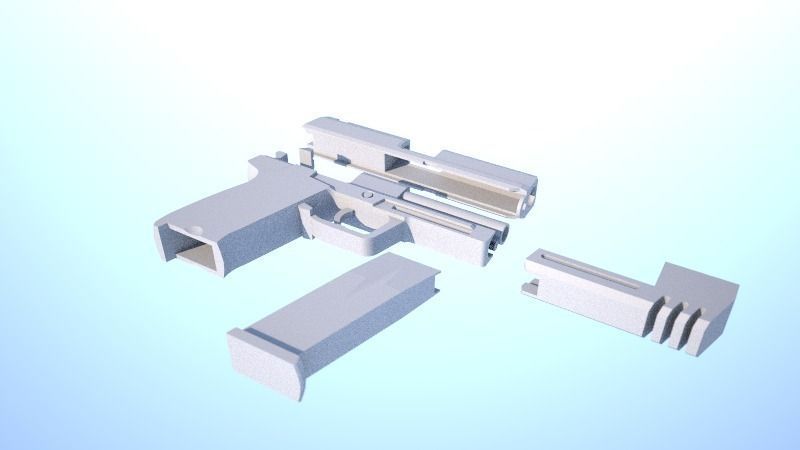USP - Match 9mm 3D model_1