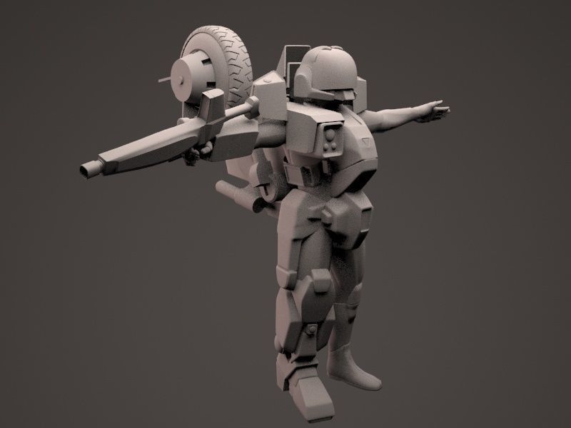 Mospeda Veritech Cyclone PBR 3D model_5