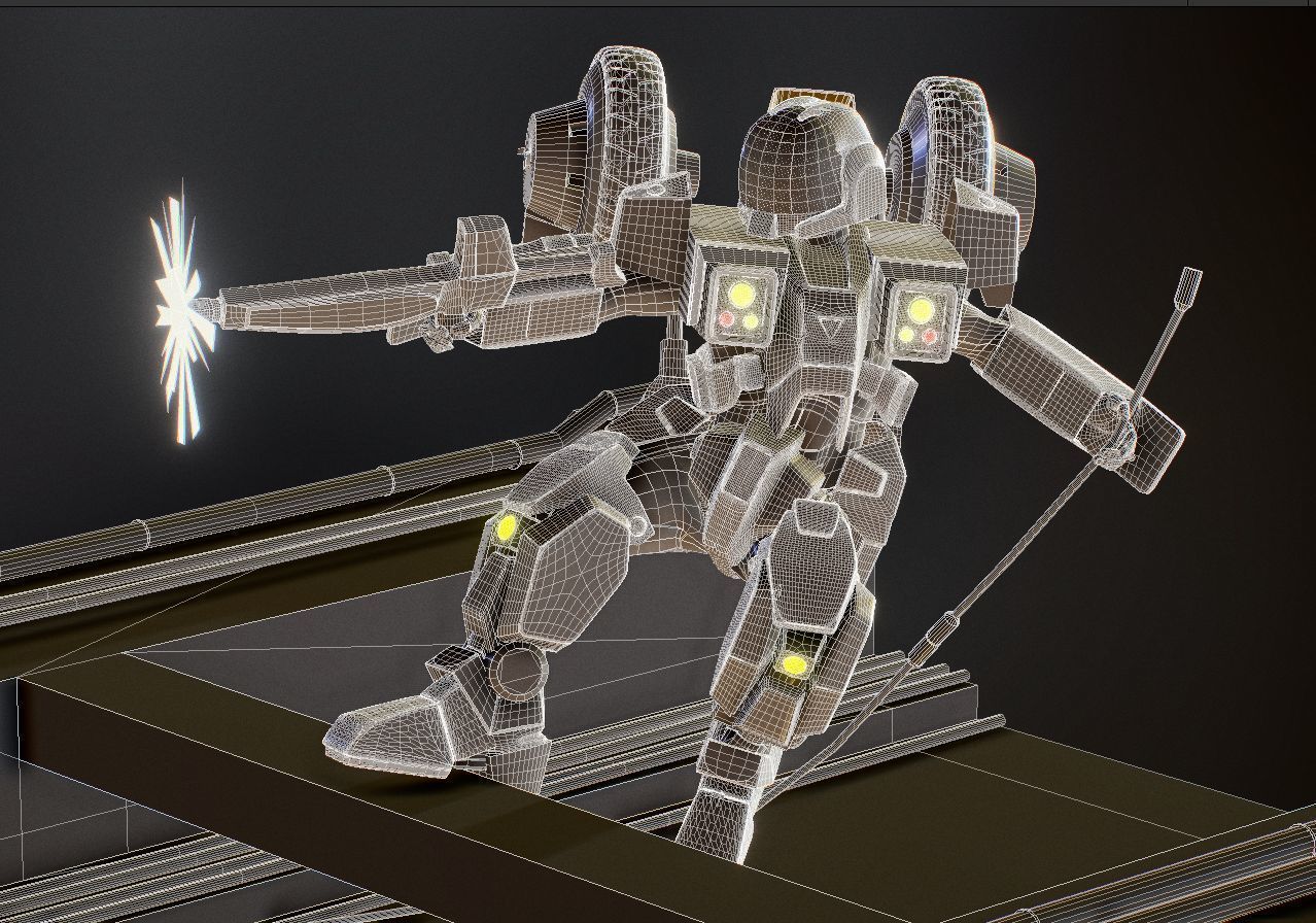 Mospeda Veritech Cyclone PBR 3D model_1