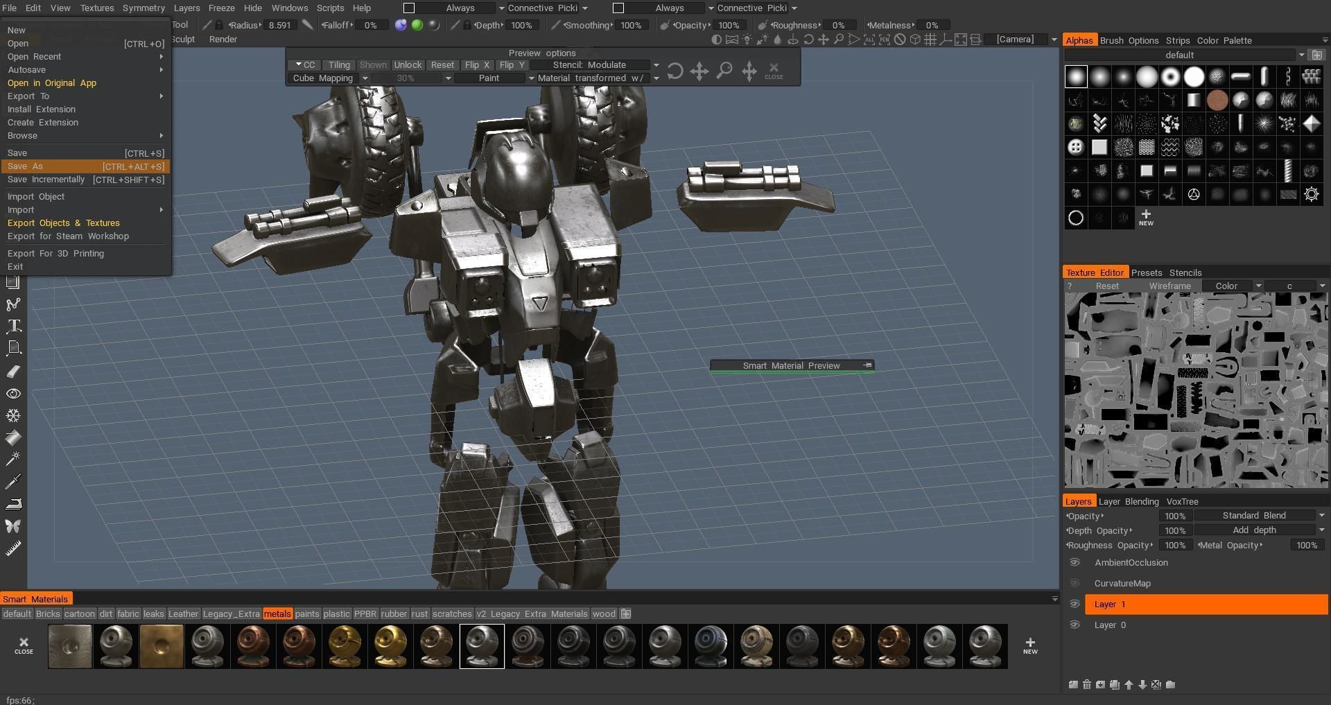 Mospeda Veritech Cyclone PBR 3D model_4