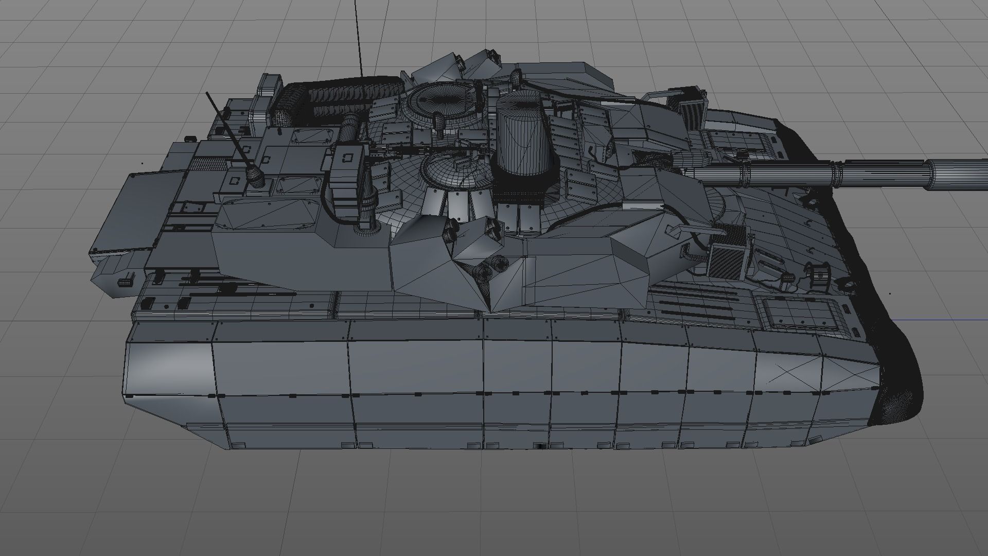 Tank Oplot-M Main Battle Tank 3D model_1