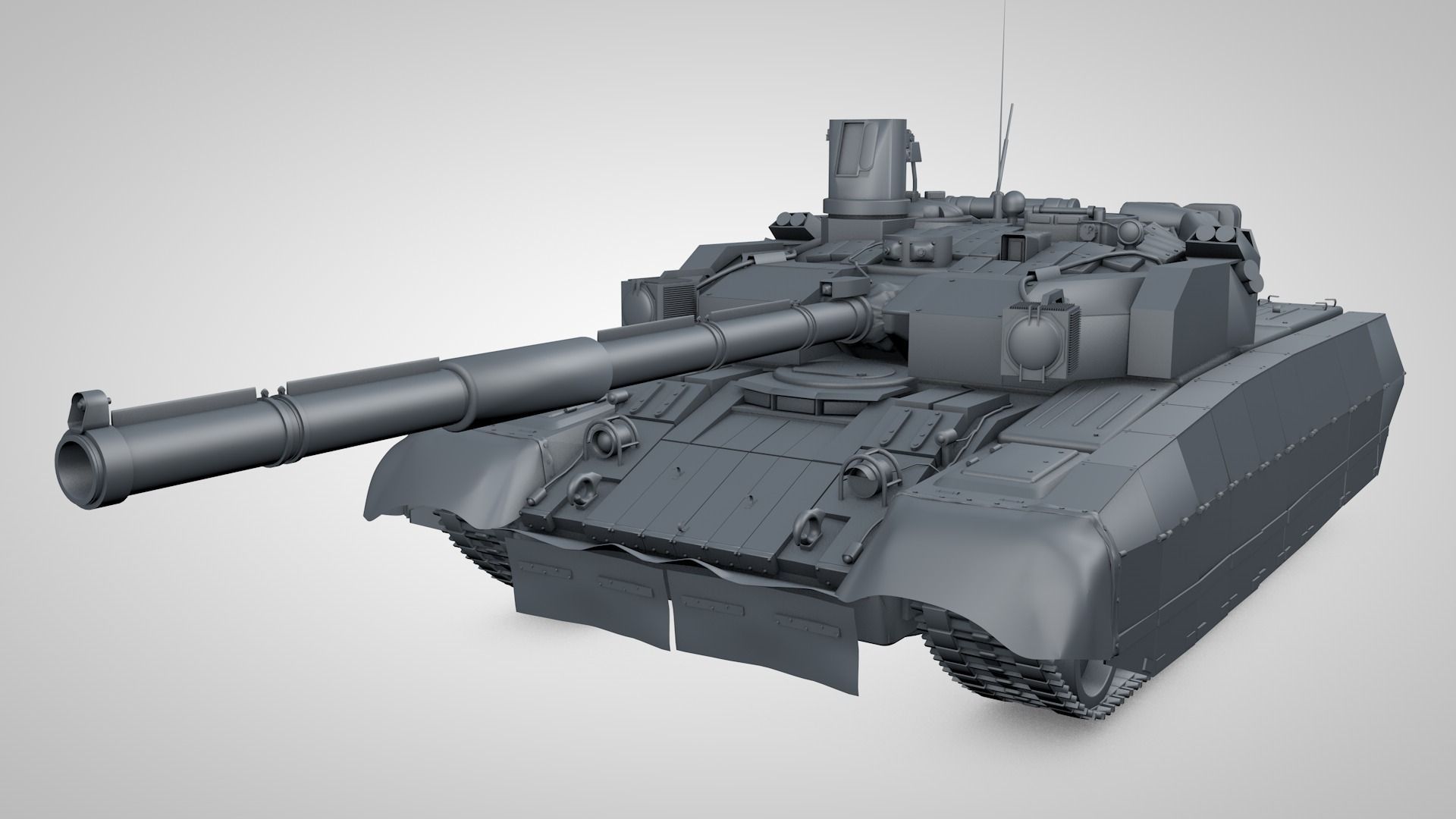 Tank Oplot-M Main Battle Tank 3D model_3