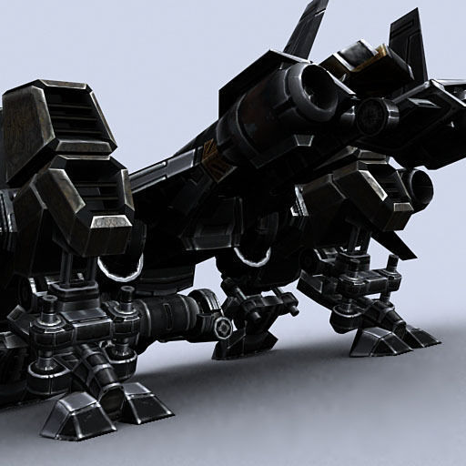 3DRT - Sci-Fi - Dropship 3 Low-poly 3D model_8