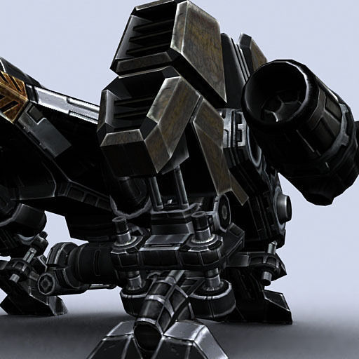 3DRT - Sci-Fi - Dropship 3 Low-poly 3D model_5