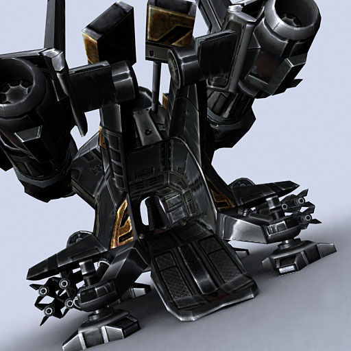 3DRT - Sci-Fi Dropship 2 Low-poly 3D model_10
