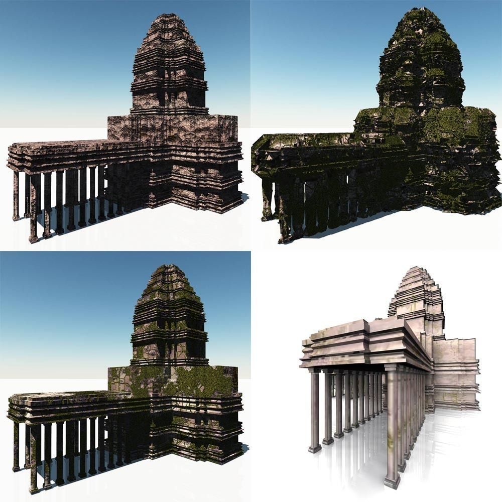 Angkor Temple 3D model_10