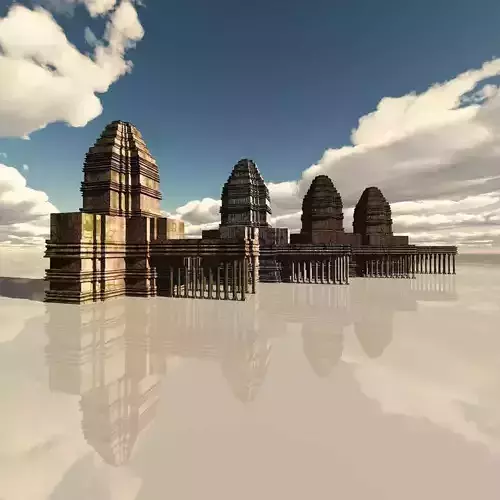 Angkor Temple 3D model