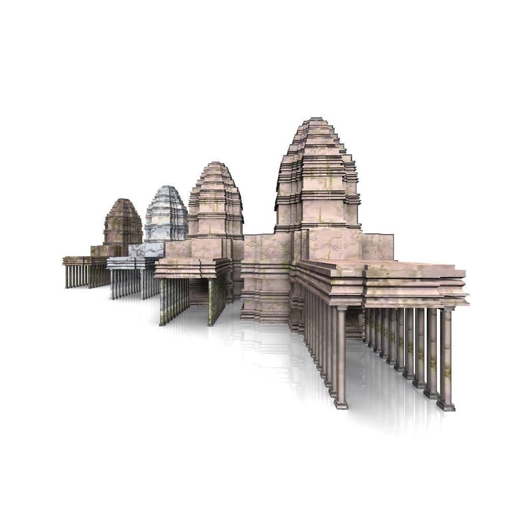 Angkor Temple 3D model_9