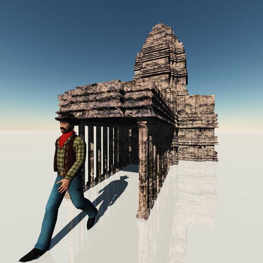 Angkor Temple 3D model_1