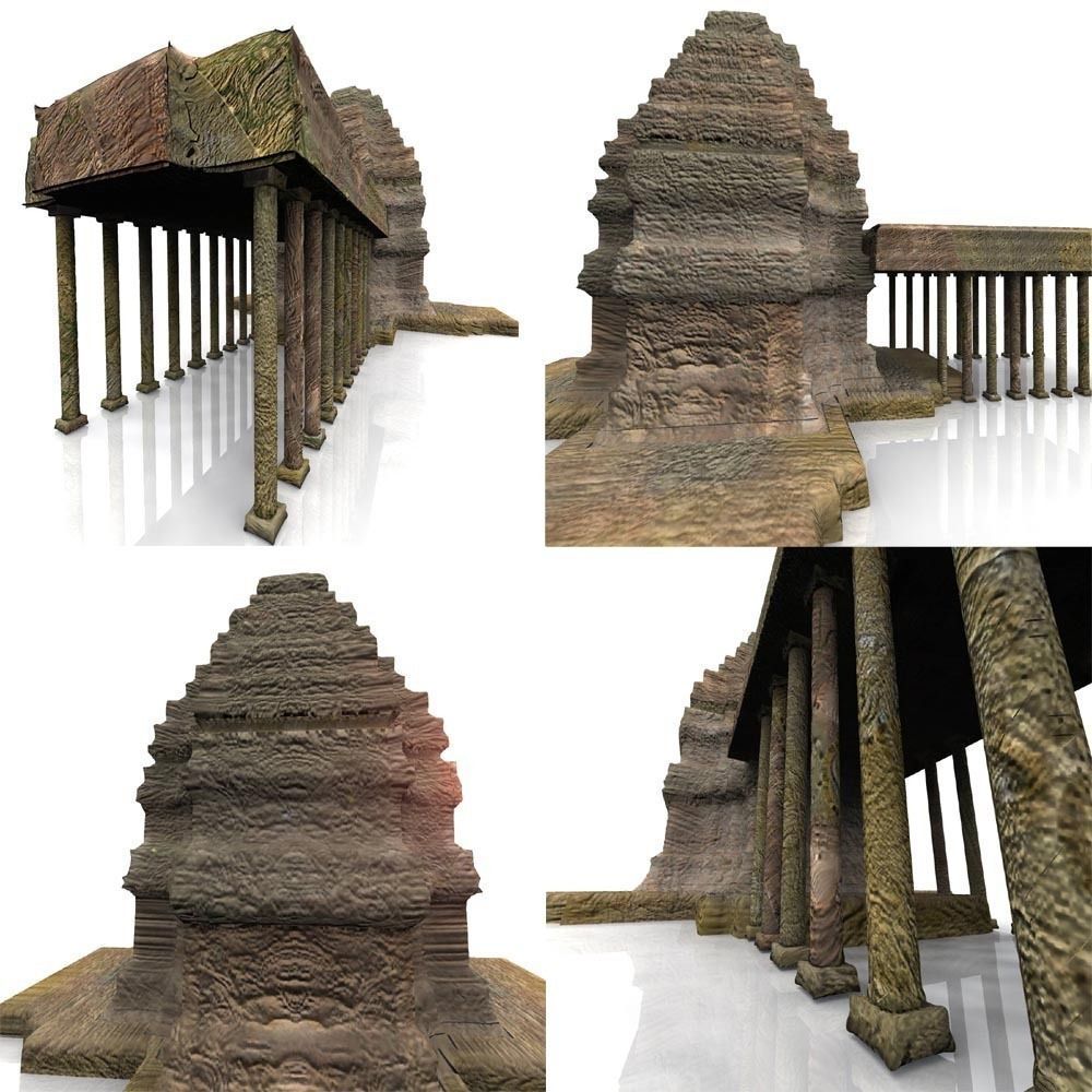 Angkor Temple 3D model_11