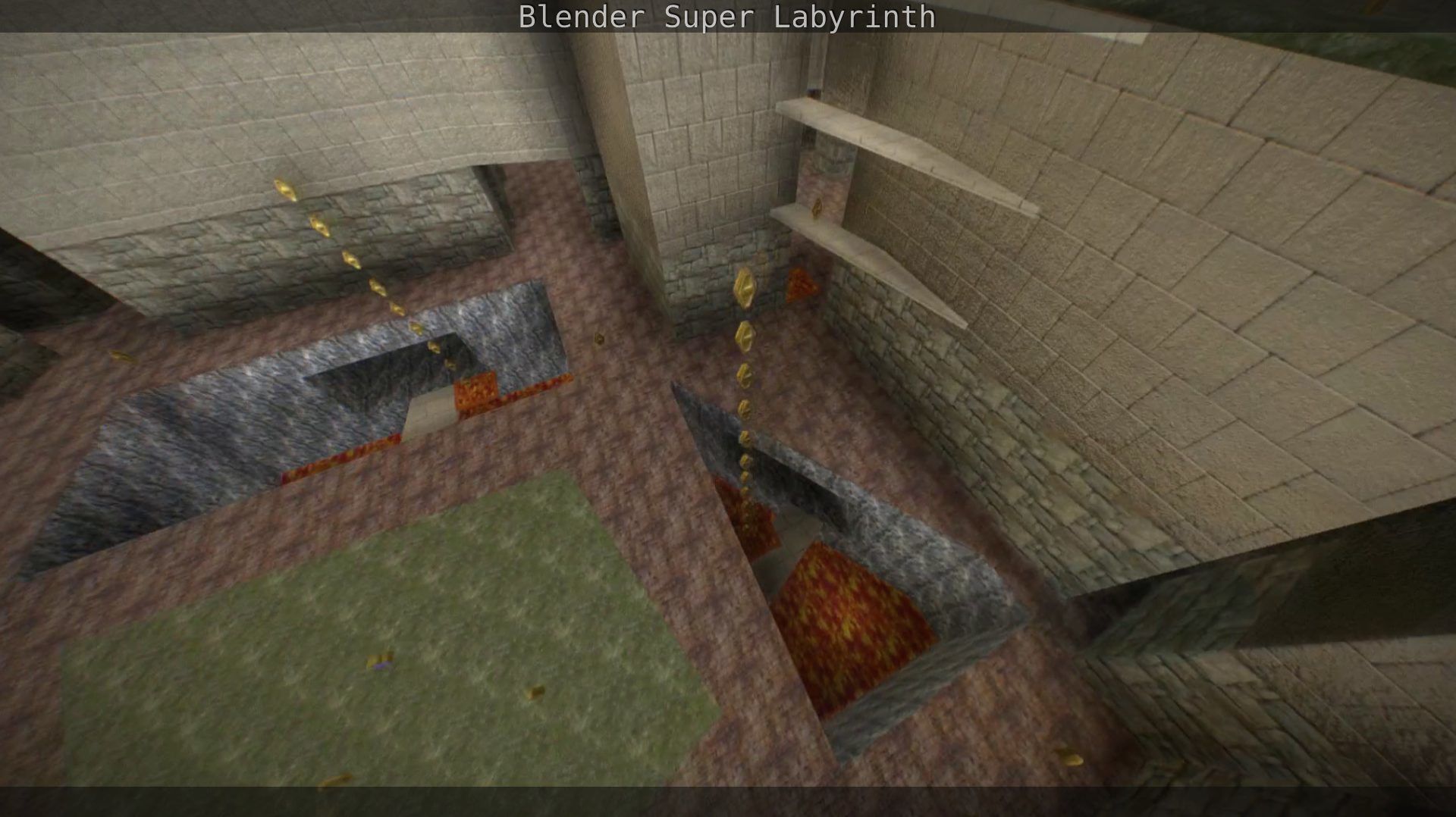 Blender Super Labyrinth Blender Game Engine Free low-poly 3D model_80