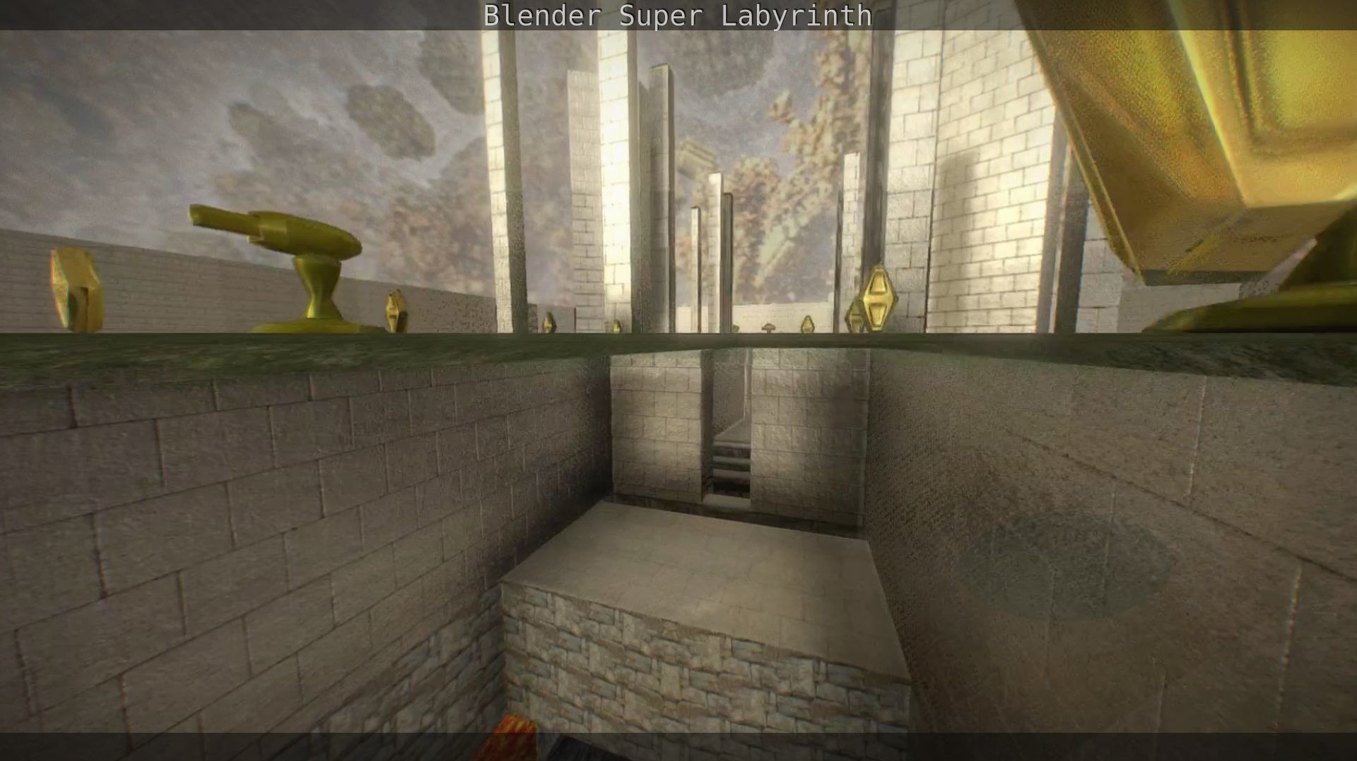 Blender Super Labyrinth Blender Game Engine Free low-poly 3D model_19