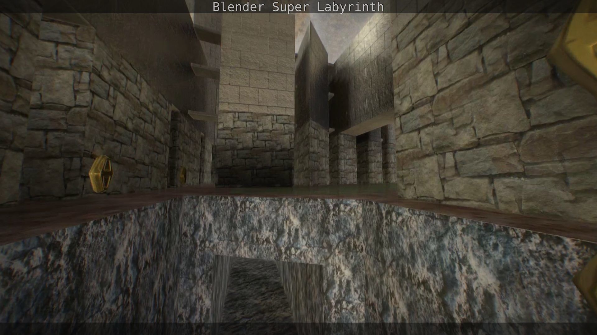 Blender Super Labyrinth Blender Game Engine Free low-poly 3D model_40