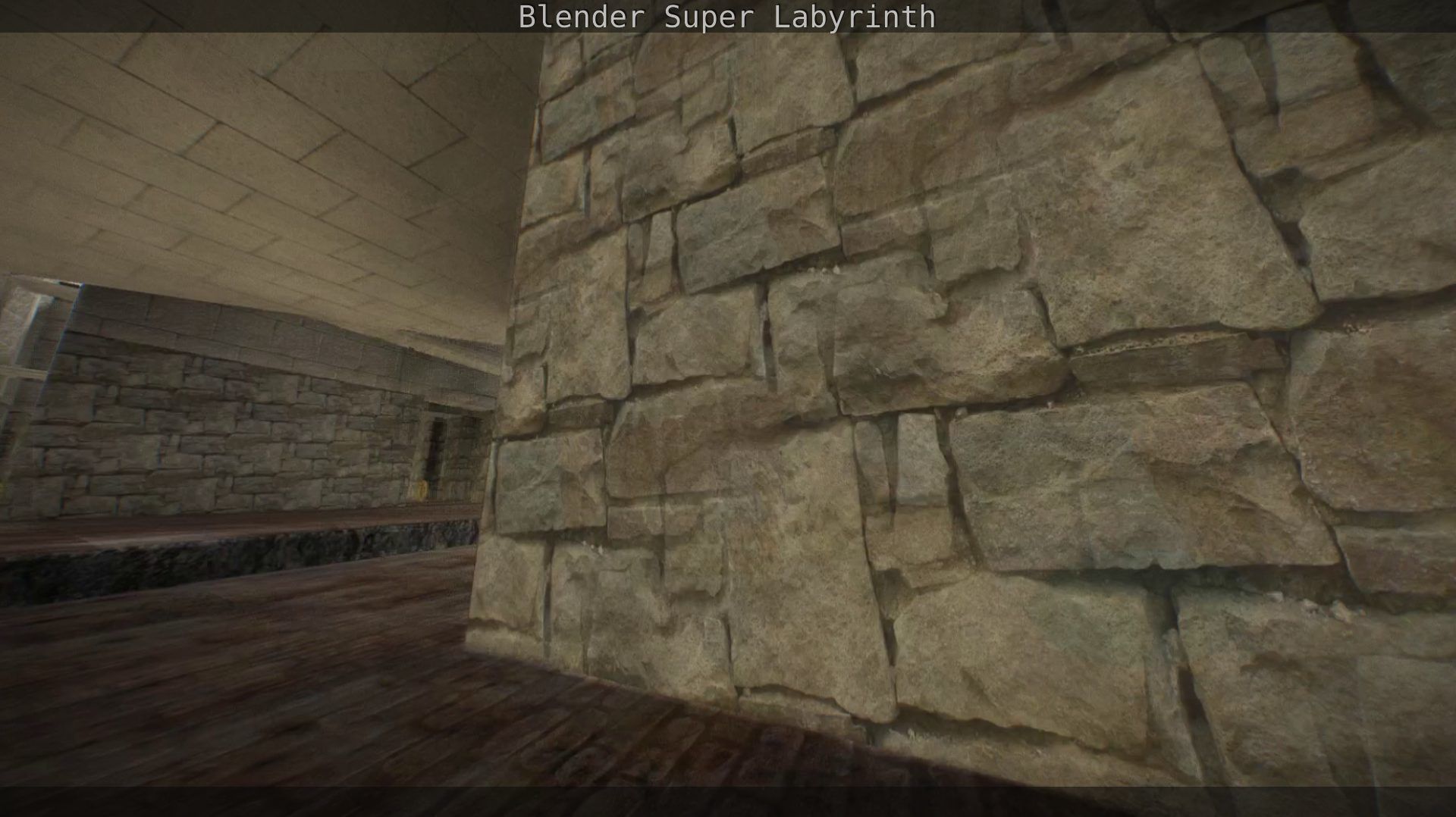 Blender Super Labyrinth Blender Game Engine Free low-poly 3D model_50