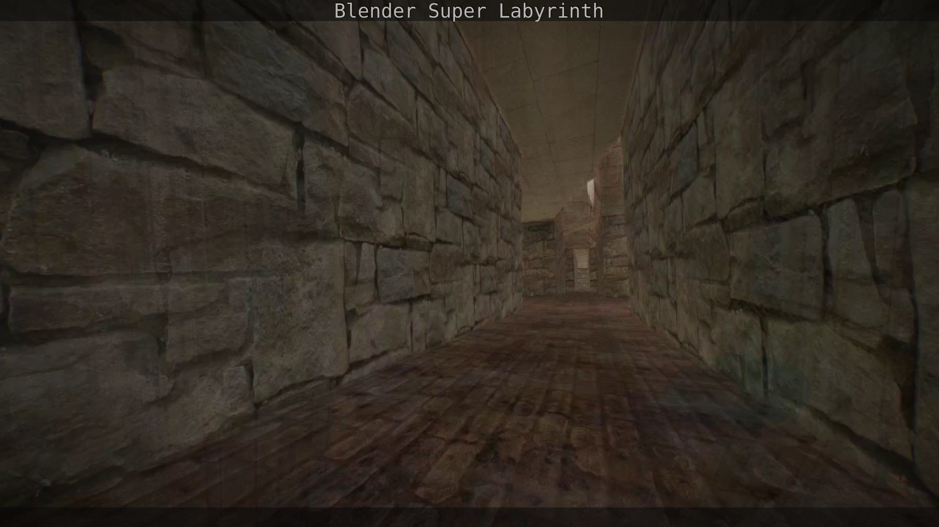 Blender Super Labyrinth Blender Game Engine Free low-poly 3D model_48