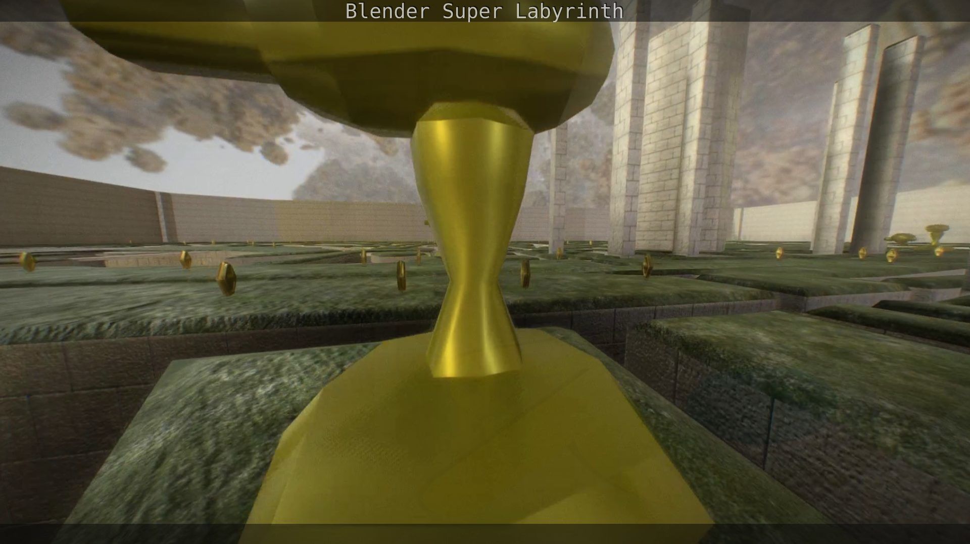 Blender Super Labyrinth Blender Game Engine Free low-poly 3D model_143