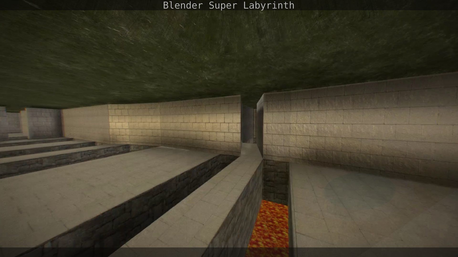 Blender Super Labyrinth Blender Game Engine Free low-poly 3D model_57