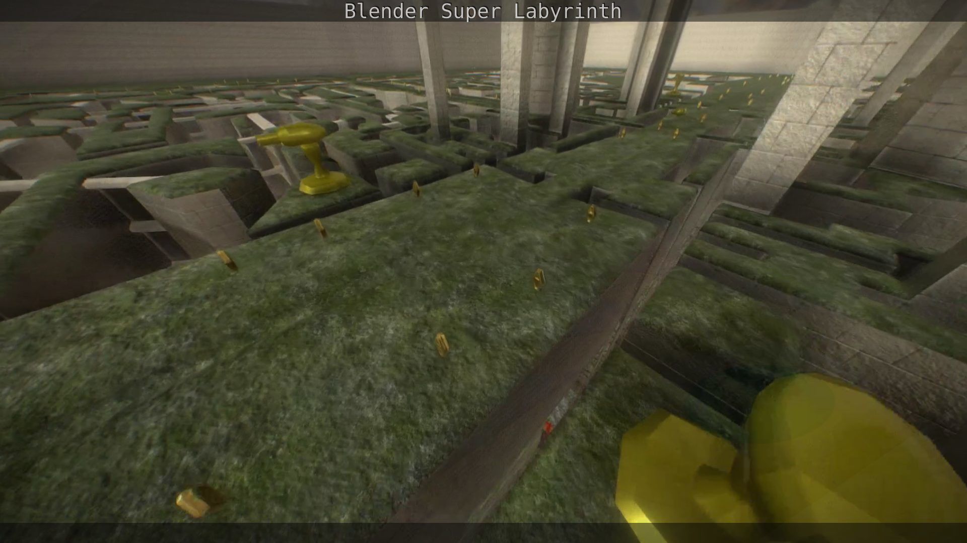 Blender Super Labyrinth Blender Game Engine Free low-poly 3D model_133