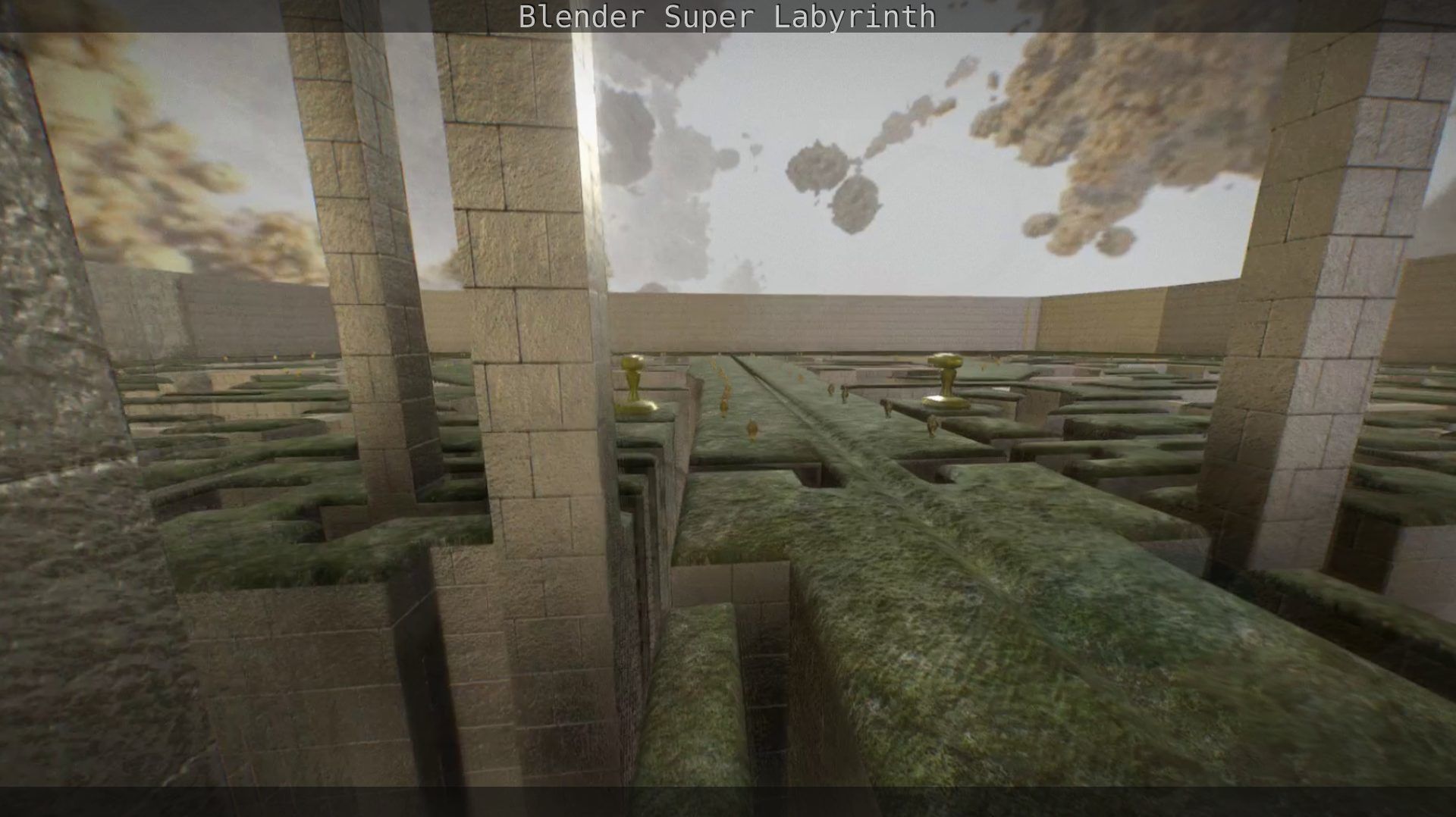 Blender Super Labyrinth Blender Game Engine Free low-poly 3D model_158