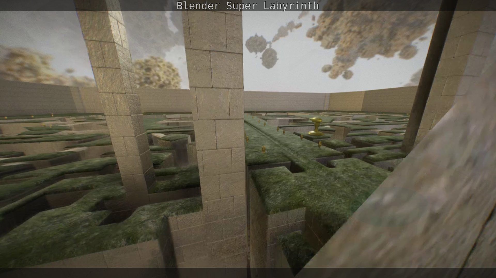 Blender Super Labyrinth Blender Game Engine Free low-poly 3D model_152