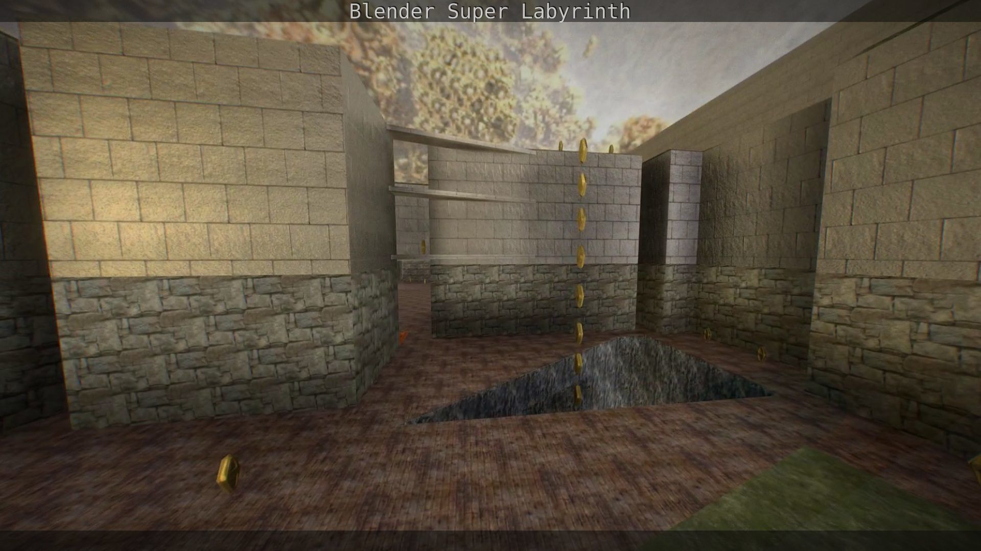Blender Super Labyrinth Blender Game Engine Free low-poly 3D model_77