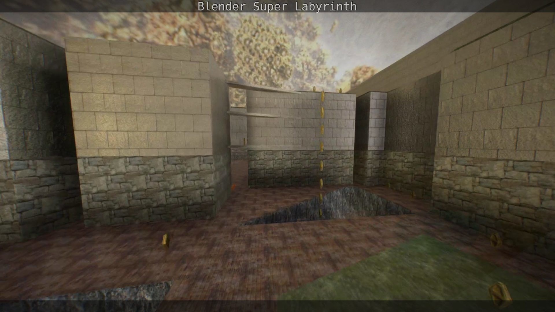 Blender Super Labyrinth Blender Game Engine Free low-poly 3D model_74