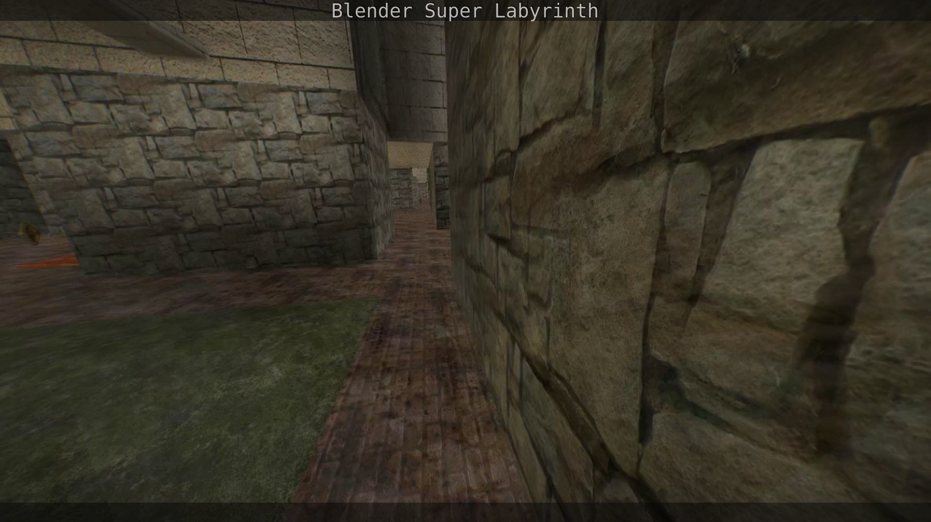 Blender Super Labyrinth Blender Game Engine Free low-poly 3D model_104