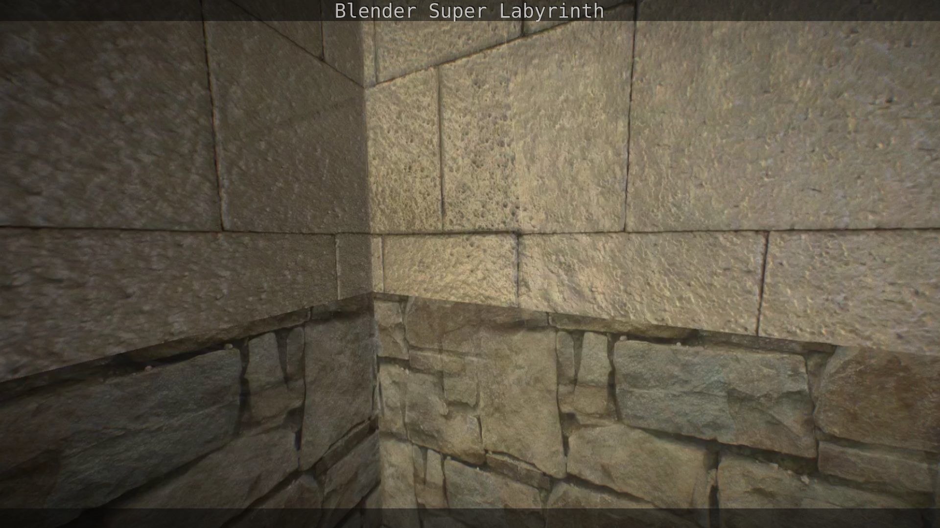 Blender Super Labyrinth Blender Game Engine Free low-poly 3D model_59