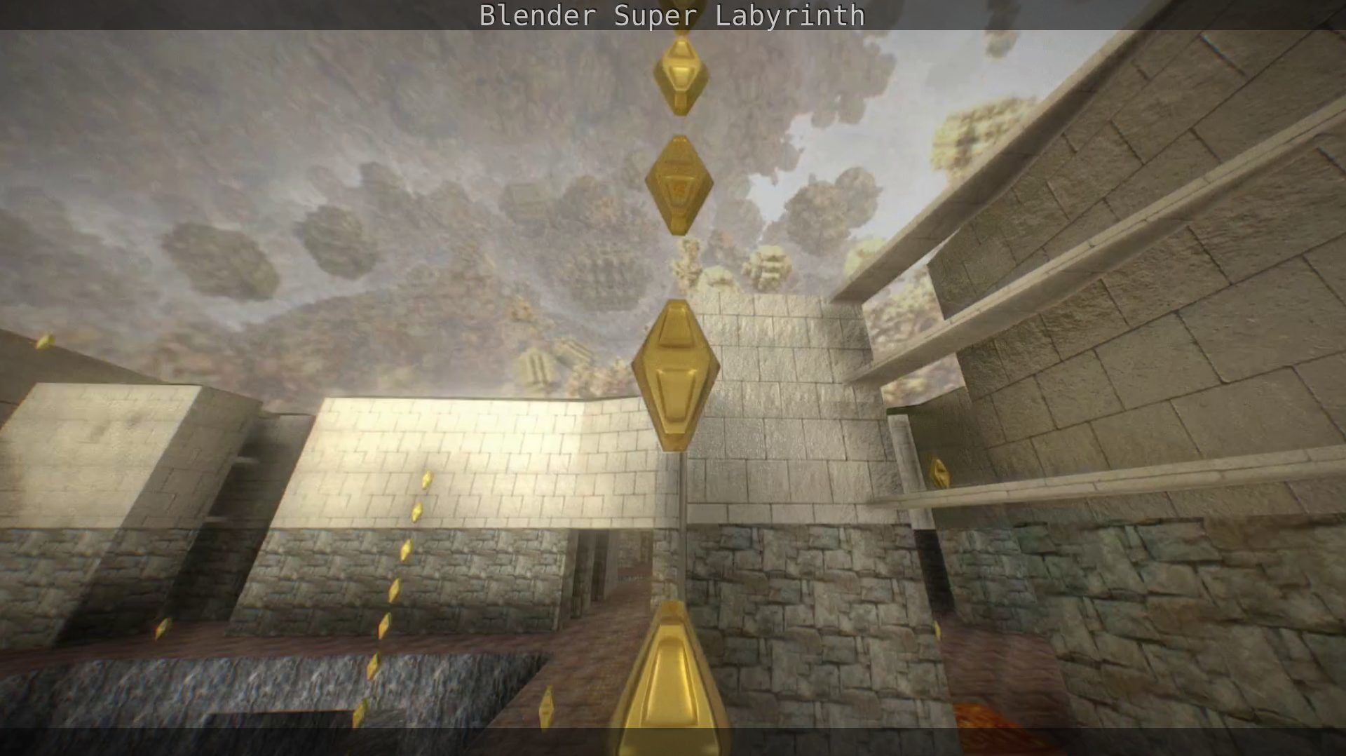 Blender Super Labyrinth Blender Game Engine Free low-poly 3D model_92